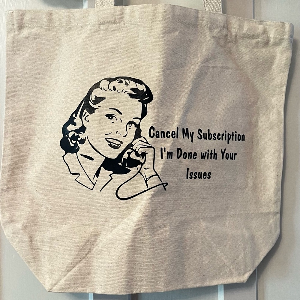 Retro Canvas Tote